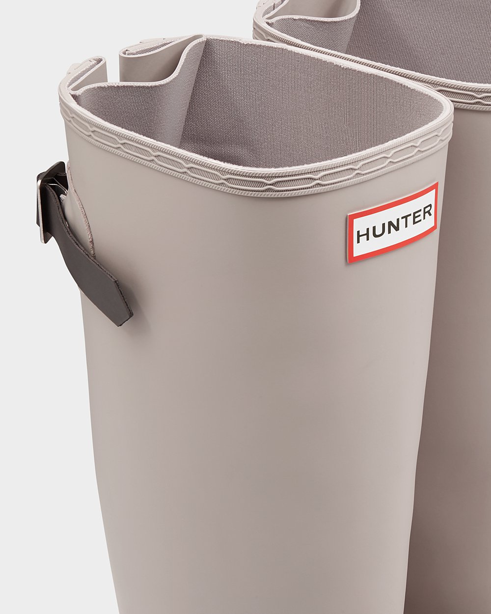 Women Hunter Original Back Adjustable | Tall Rain Boots Grey | NZ-29816-ZJHL